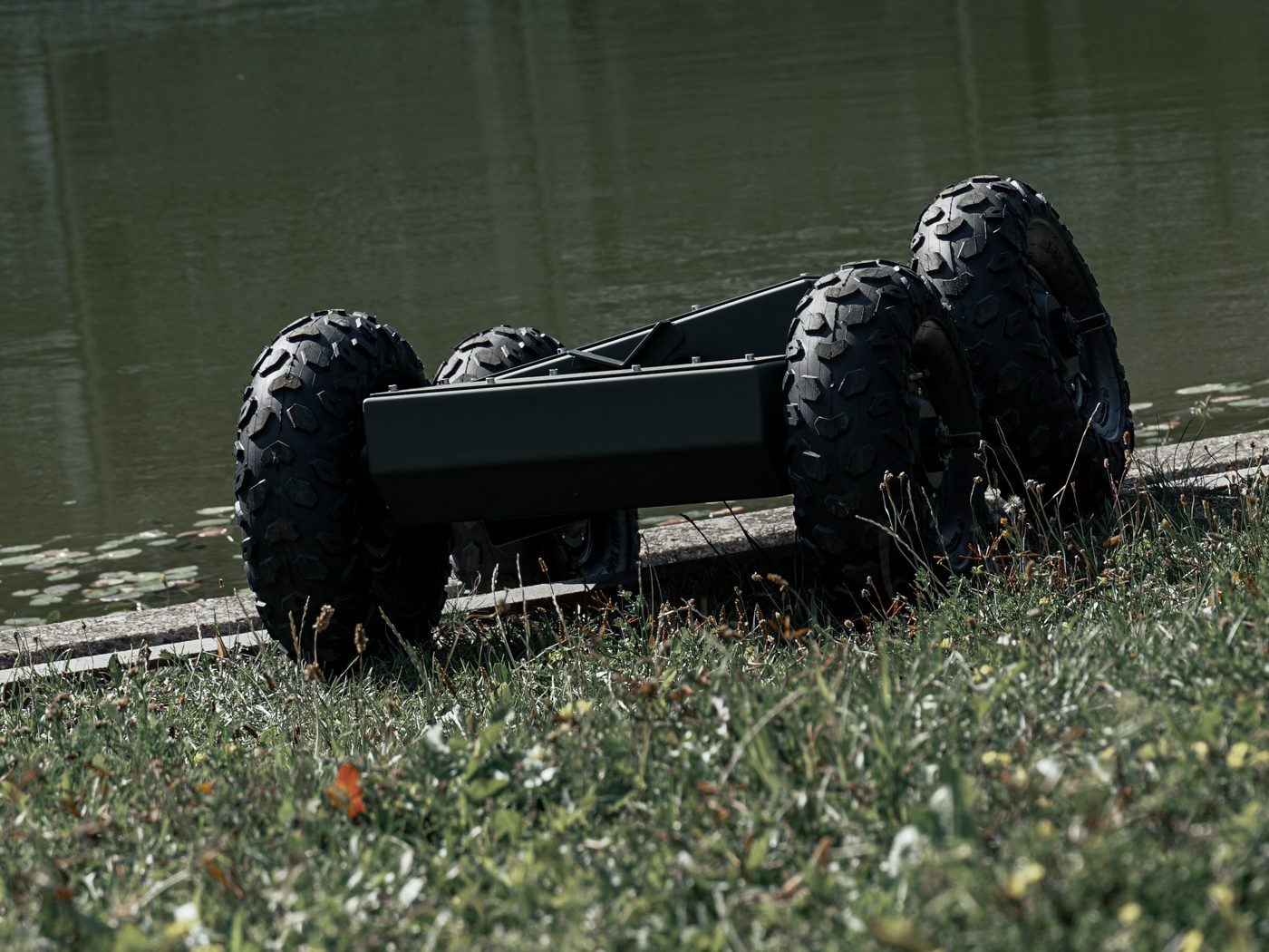 At the water’s edge
