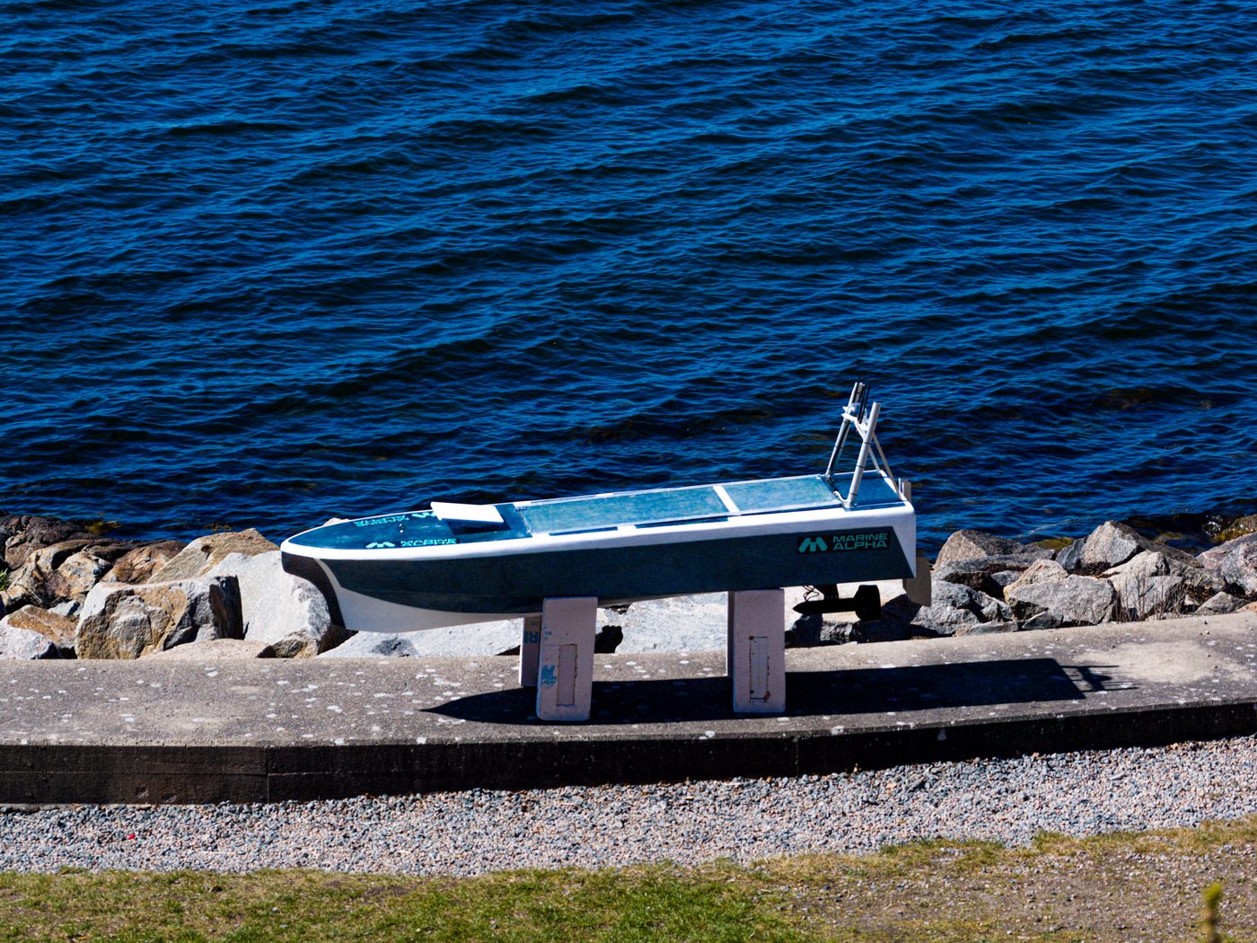 Ashore between runs