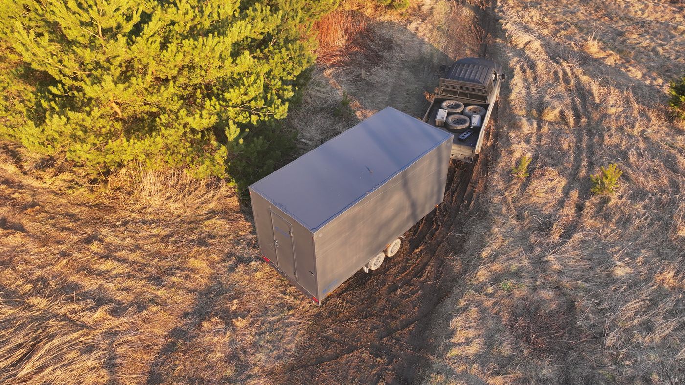 Off-road to the position